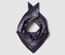 Schal mit Label-Print Modell 'FOULARD'
