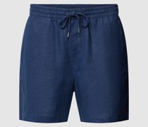 Bermudas mit elastischem Bund mit Tunnelzug
