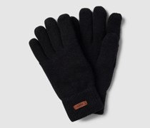Handschuhe mit Label-Detail Modell 'HAAKON'