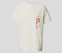 T-Shirt mit Brand-Schriftzug
