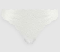 String mit floraler Spitze