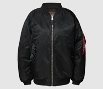 Bomberjacke mit Stehkragen