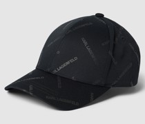 Basecap mit Logo-Muster