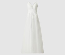 Brautkleid mit Stola
