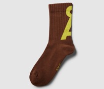 Socken mit Label-Stitching Modell 'SAAMUS'