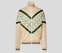 Sweatjacke mit Stehkragen