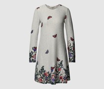 Minikleid mit Rundhalsausschnitt