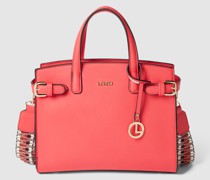 Handtasche mit Label-Detail Modell 'INSANTE'