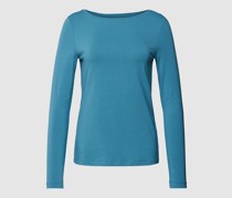 Longsleeve mit U-Boot-Ausschnitt