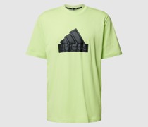 T-Shirt mit Logo-Print und Rundhalsausschnitt