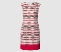 Midikleid mit Allover-Muster