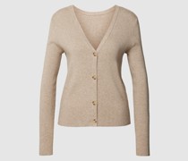 Cardigan mit V-Ausschnitt Modell 'COMFY'