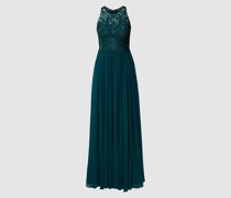 Abendkleid mit Strasssteinen