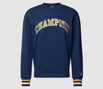 Sweatshirt mit Kontraststreifen