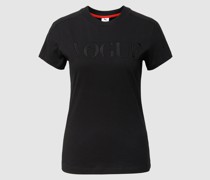 T-Shirt mit Vogue©-Stitching Modell 'Regular'