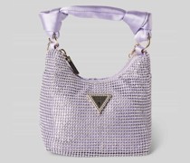 Hobo Bag mit Ziersteinbesatz Modell 'LUA'