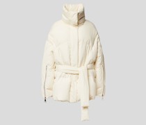 Daunenjacke mit Stehkragen
