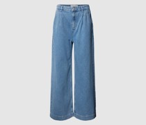 Flared Jeans mit Knopf- und Reißverschluss Modell 'KENJA'