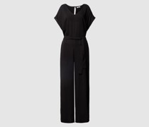 Jumpsuit aus reiner Viskose mit Animal-Print Modell 'Joella'