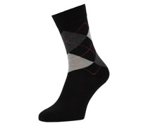 Socken mit Argyle-Muster Modell 'Queen'