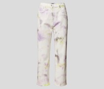Jeans mit Batik-Look