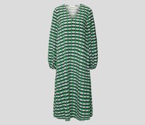Midikleid mit V-Ausschnitt