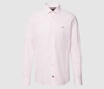 Regular Fit Business-Hemd mit Allover-Muster