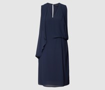 Knielanges Kleid mit floralem Allover-Muster