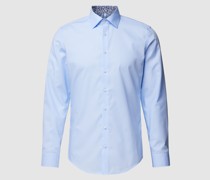 Slim Fit Business-Hemd mit Kentkragen
