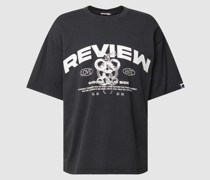 Oversized T-Shirt mit Rundhalsausschnitt