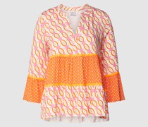 Blusenshirt mit Allover-Muster