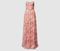 Abendkleid mit floralen Muster