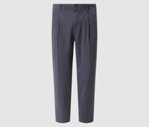 Bundfaltenhose mit Stretch-Anteil Modell 'Bill'