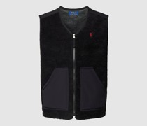 Weste mit Label-Details