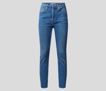 Verkürzte Ultra High Rise Jeans