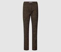 Stoffhose mit Strukturmuster Modell 'PENNY'