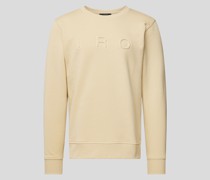 Sweatshirt mit Label-Prägung