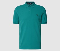 Poloshirt mit Logo-Stitching Modell 'PLAIN'