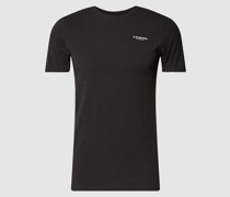 Slim Fit T-Shirt mit Label-Print