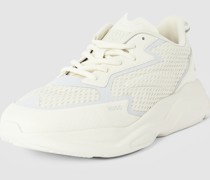 Sneaker mit Label-Details Modell 'Leon'