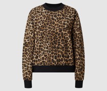 Sweatshirt mit Leopardenmuster
