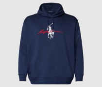 PLUS SIZE Hoodie mit Label-Stitching