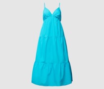 Knielanges Kleid mit Spaghettiträger