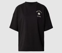 Oversized T-Shirt mit Label-Part Modell 'Siena'
