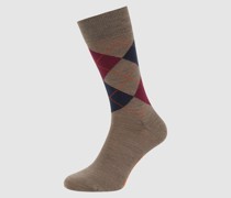 Socken aus Schurwollmischung Modell 'Edinburgh'