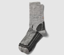 Socken mit Label-Print im 2er-Pack