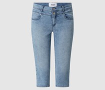 Slim Fit Caprijeans mit Stretch-Anteil