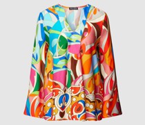 Bluse mit Allover-Print Modell 'Catania'