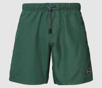 Badehose mit Label-Patch