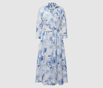 Hemdblusenkleid mit floralem Muster Modell 'Julene'
